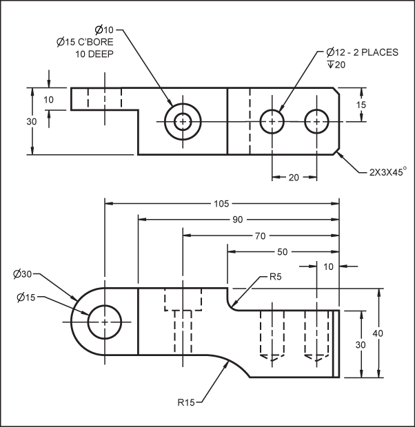 Dimensioning and Locating Advanced Features